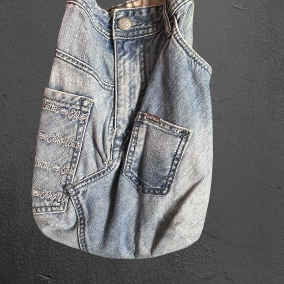 UpShabby Ecko Unltd Upcycled Hobo Bag - Picture 3 of 6